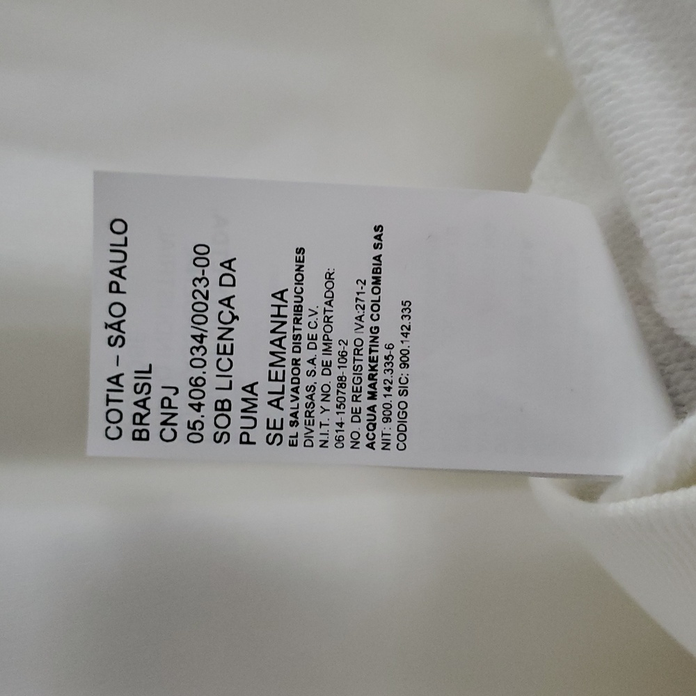 New Puma Claccic's Men's White Big And Tall Logo Hoodie. Size 2XLT. - Picture 9 of 10